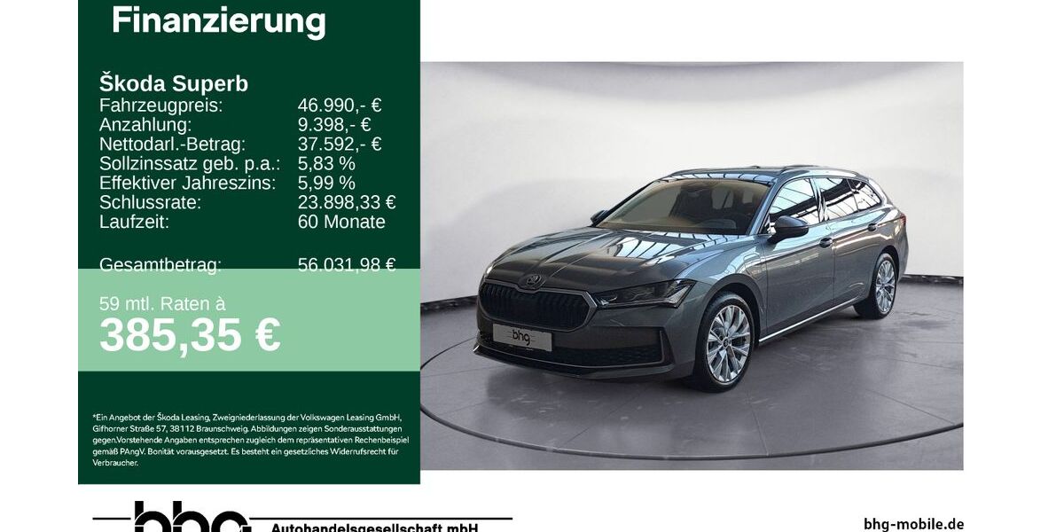 Skoda Superb 5.590 km 44.990 &euro; Ettlingen 76275