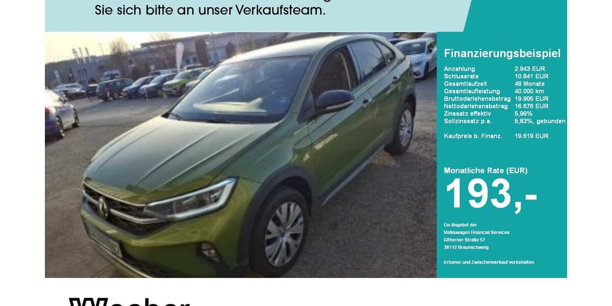 VW Taigo 27.700 km 19.219 &euro; Calw 75365