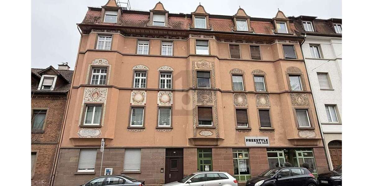 Etagenwohnung Pforzheim Weststadt - 2 Zimmer, 49 m&sup2;, 105.000&euro; | Angebot:26781114