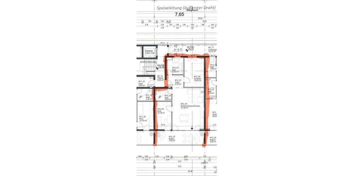 Etagenwohnung Pforzheim Weststadt - 3 Zimmer, 77 m&sup2;, 305.000&euro; | Angebot:25751211