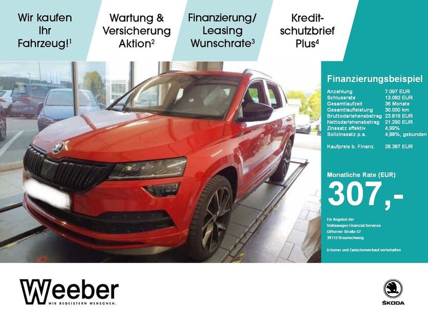 Skoda Karoq 68.771 km 28.385 € Calw 75365