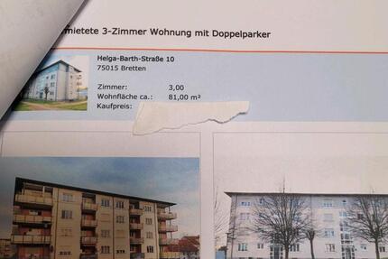 Wohnung Bretten - 3 Zimmer, 81 m&sup2;, 275.000&euro; | Angebot:26483841