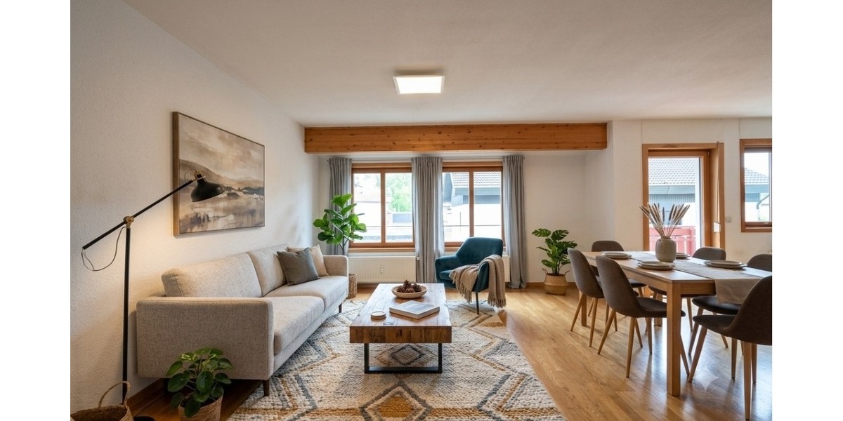 Skandinavischer Charme zum Wohlfühlen - Dachgeschoßwohnung Vaihingen Kleinglattbach | Angebot:26727670