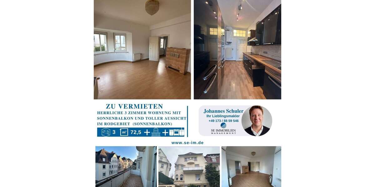 Wohnung zum Mieten in Pforzheim 910 € 72.5 m² 3 zimmer