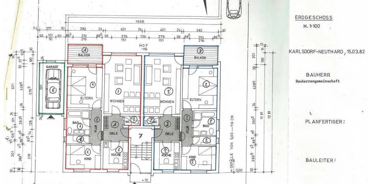 Etagenwohnung Karlsdorf-Neuthard Karlsdorf - 3 Zimmer, 81 m&sup2;, 210.000&euro; | Angebot:26807324