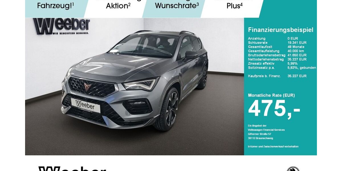 Cupra Ateca 13.560 km 34.427 € Leonberg 71229