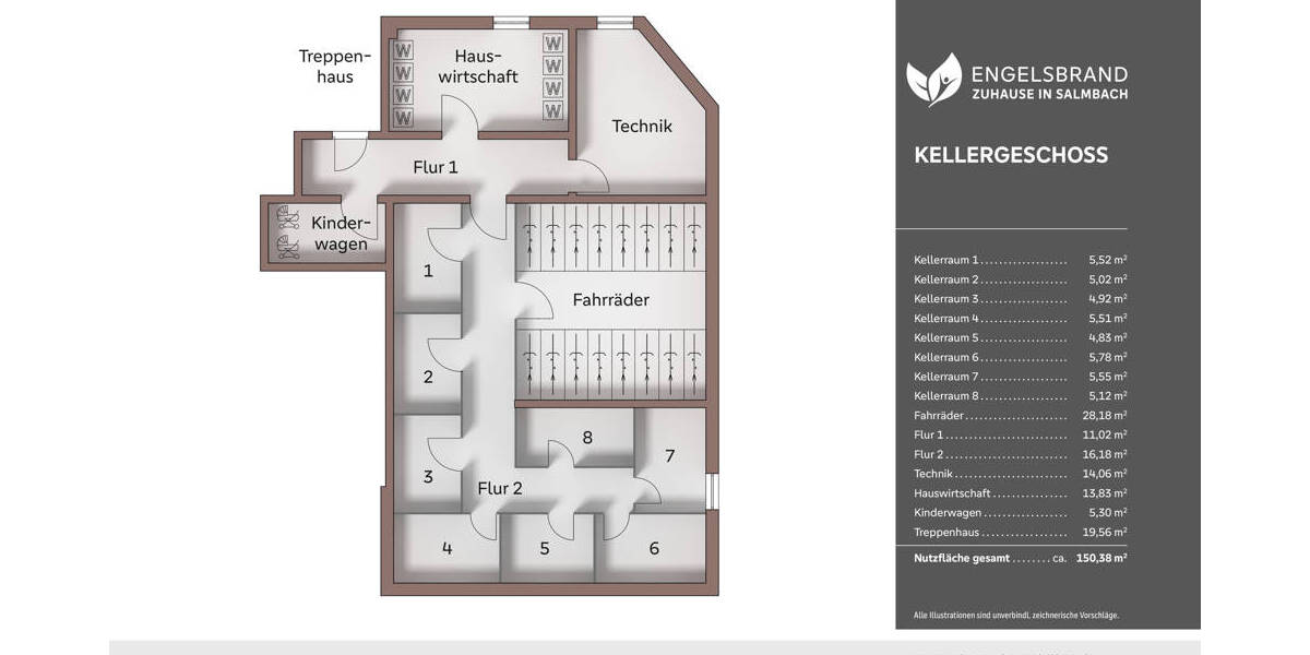 Traumhafte, schlüsselfertige Neubau-Dachgeschosswohnung mit Balkon und flexibler Raumaufteilung 3 zimmer