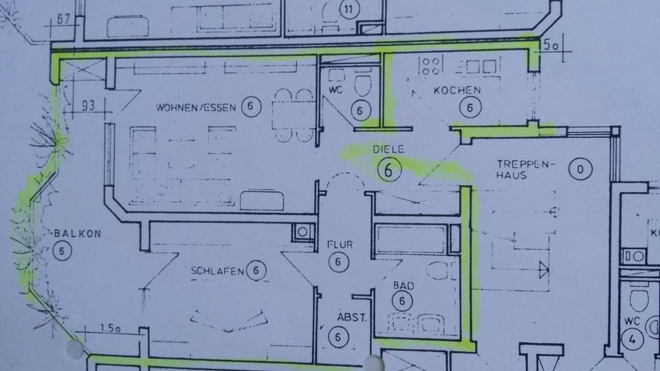 Etagenwohnung Pforzheim Weststadt - 2 Zimmer, 69 m&sup2;, 790&euro; | Angebot:26044419