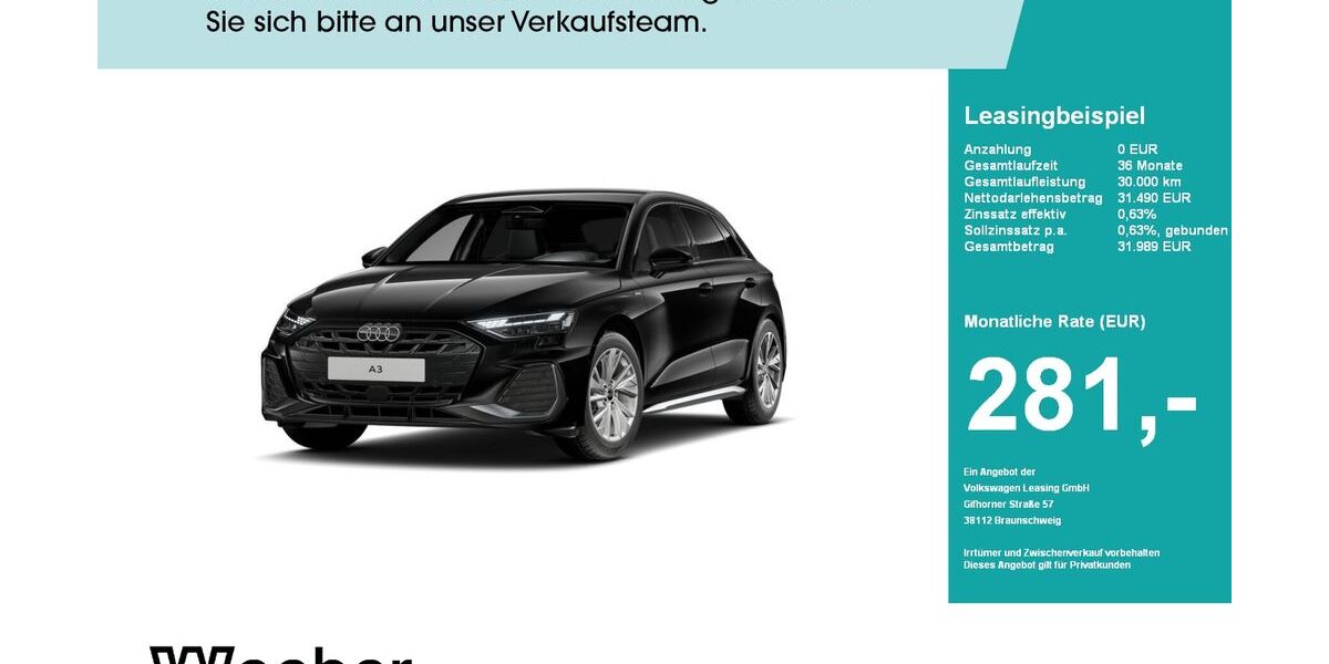 Audi A3 26.166 km 30.990 &euro; Leonberg 71229