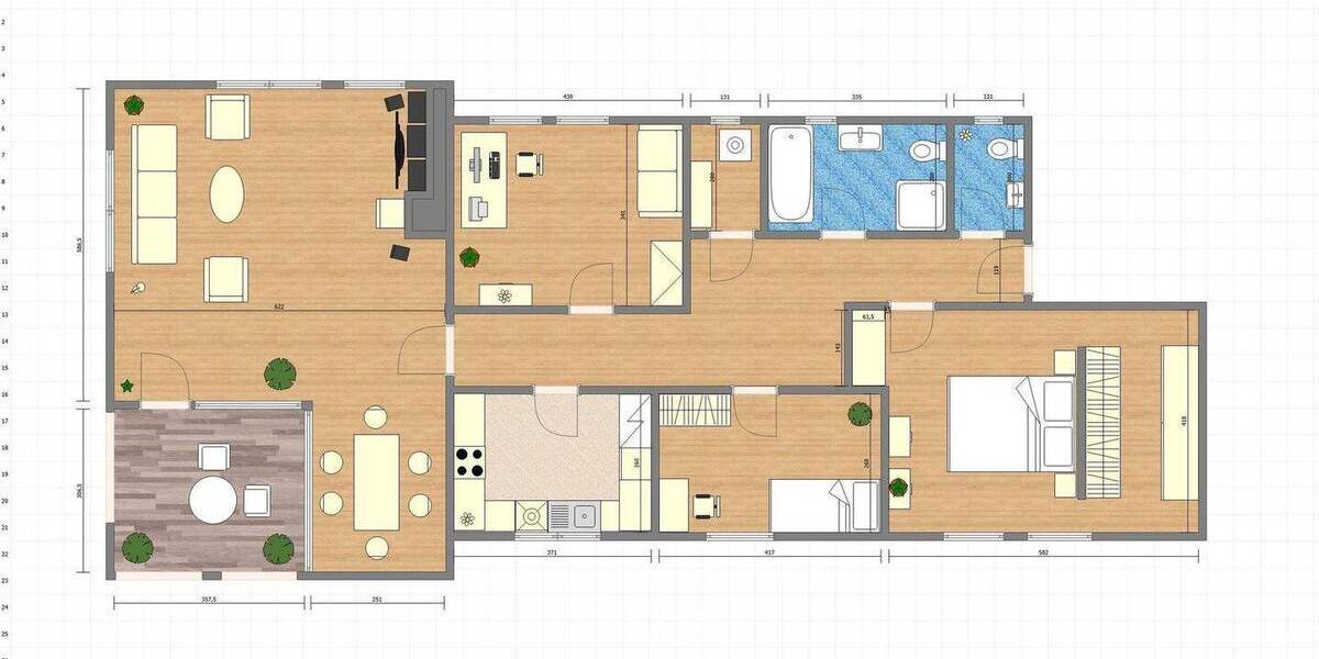 Etagenwohnung Pforzheim Würm - 4 Zimmer, 136 m&sup2;, 375.000&euro; | Angebot:26221029