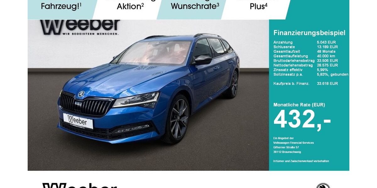 Skoda Superb 47.377 km 33.290 &euro; Weil der Stadt 71263