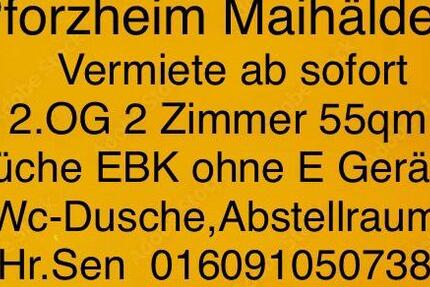 Wohnung Pforzheim Brötzingen - 1 Zimmer, 55 m&sup2;, 550&euro; | Angebot:25599727