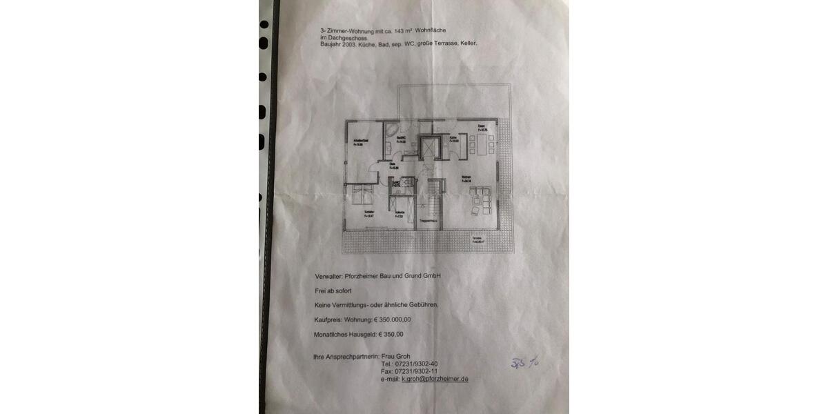 Einfamilienhaus Pforzheim Dillweißenstein - 3 Zimmer, 143 m&sup2;, 555.000&euro; | Angebot:26481105