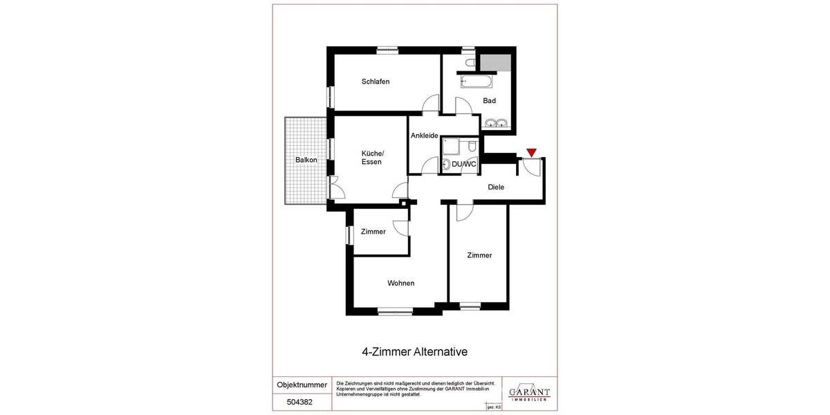 Etagenwohnung Karlsruhe Weststadt - 3 Zimmer, 133 m&sup2;, 1.295.000&euro; | Angebot:26674462