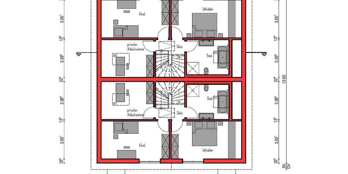 Doppelhaushälfte Althengstett - 5 Zimmer, 107 m&sup2;, 1.610&euro; | Angebot:26253566
