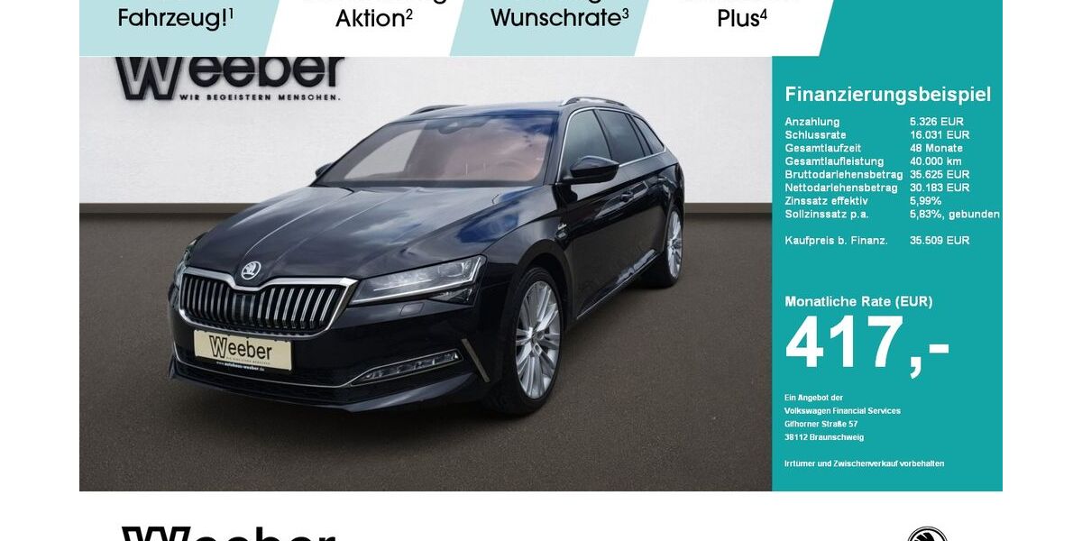 Skoda Superb 33.715 km 34.950 &euro; Calw 75365