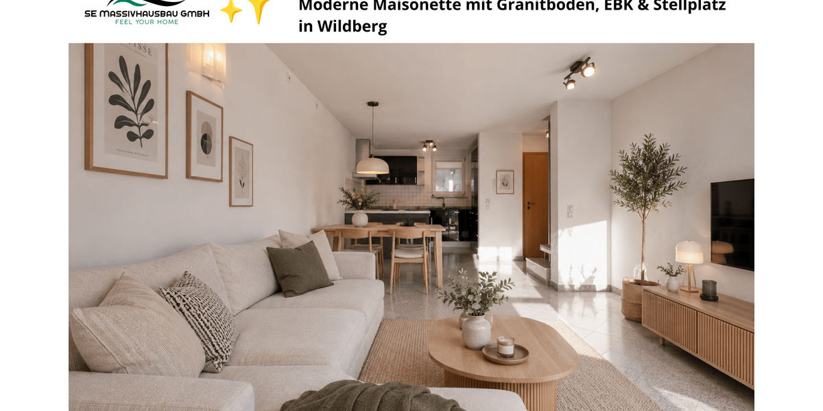 Etagenwohnung Wildberg - 4 Zimmer, 95 m&sup2;, 310.000&euro; | Angebot:26913601