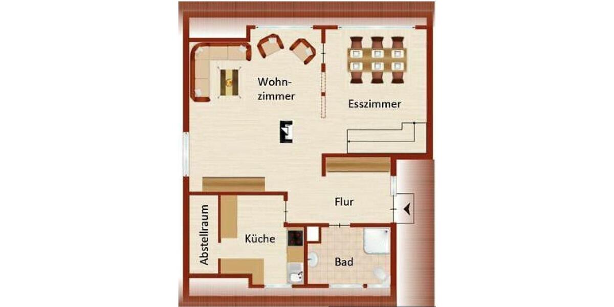 Maisonettenwohnung Renningen - 2.5 Zimmer, 80 m&sup2;, 330.000&euro; | Angebot:26476564