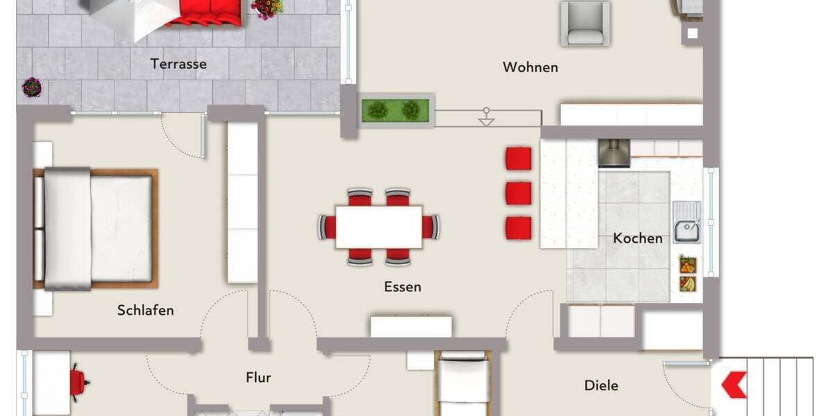 Bungalow Stutensee / Friedrichstal Friedrichstal - 6 Zimmer, 114 m&sup2;, 499.000&euro; | Angebot:26117407