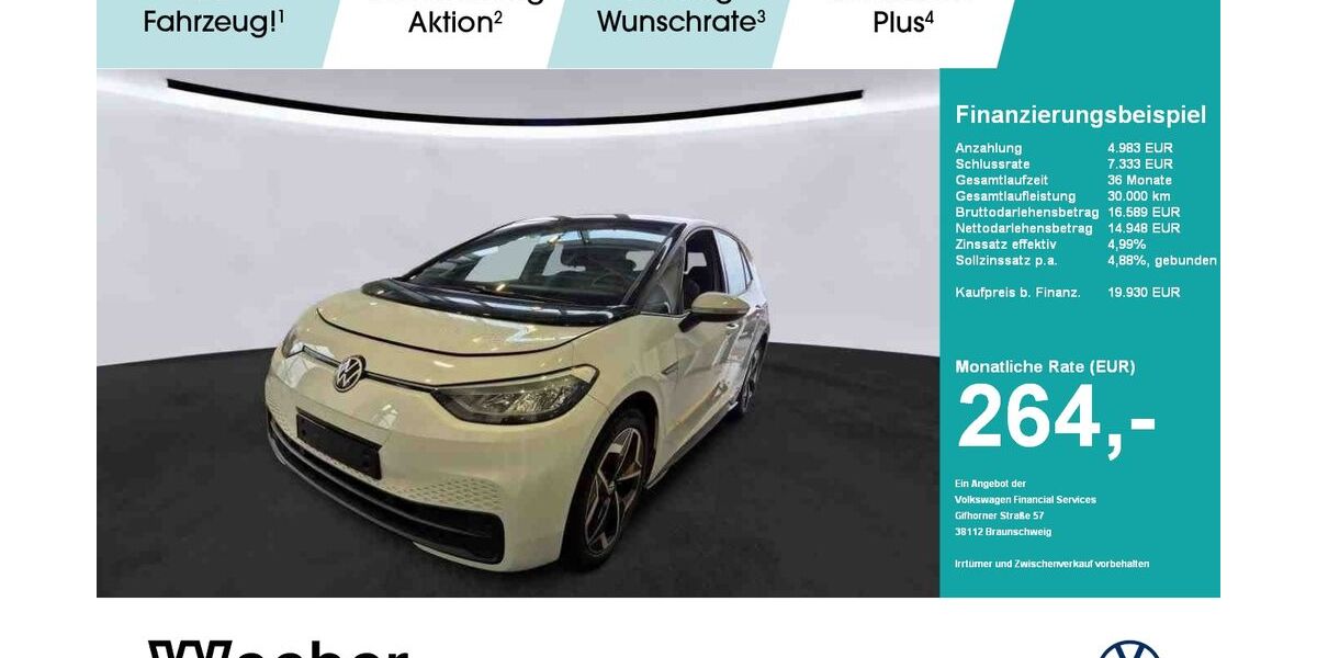 VW ID.3 44.897 km 19.628 € Leonberg 71229