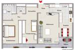 Etagenwohnung Sindelfingen Nord - 3 Zimmer, 86 m&sup2;, 225.000&euro; | Angebot:26844049