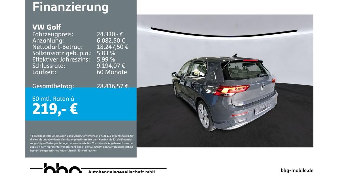 VW Golf 20.271 km 24.330 &euro; Ettlingen 76275