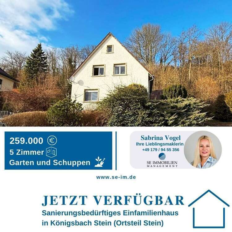 Haus zum Kaufen in Königsbach-Stein 259.000 € 110 m²