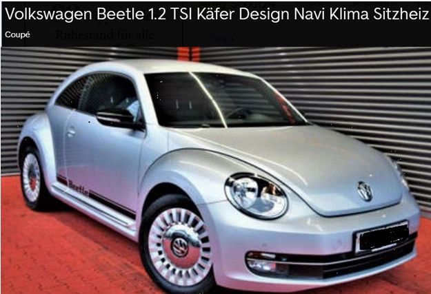 VW Beetle 94.300 km 8.900 € Illingen 75428