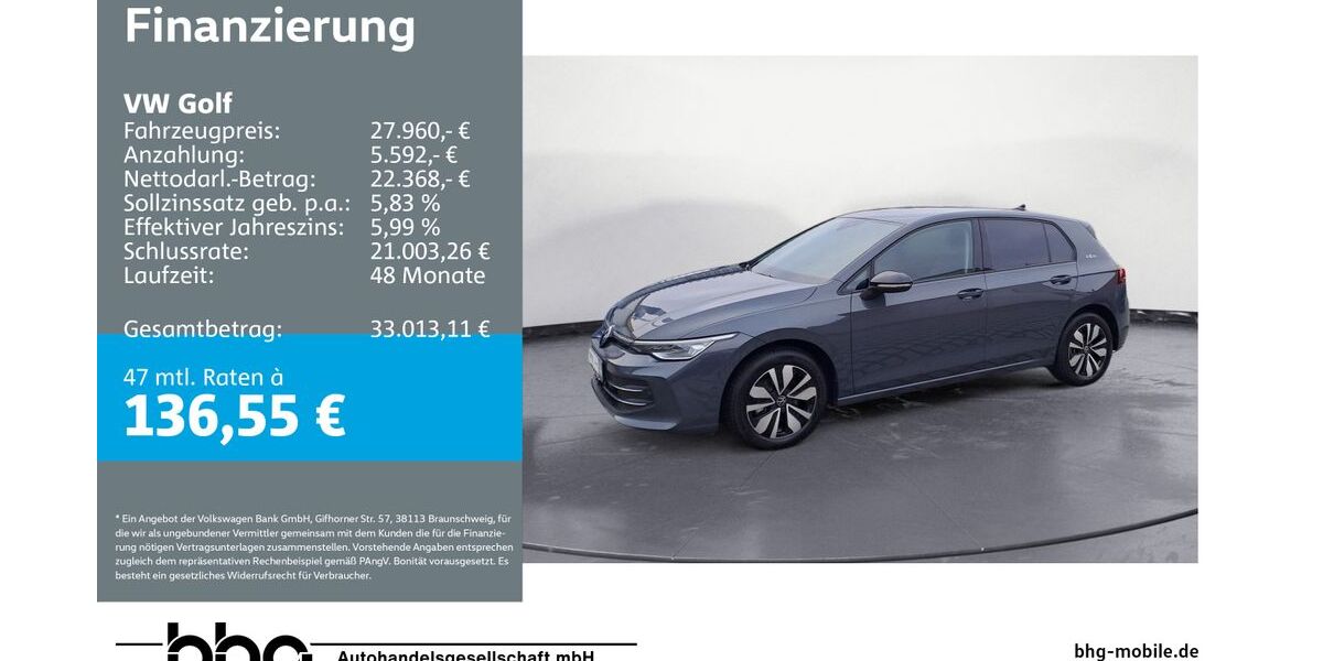 VW Golf 22.711 km 27.560 &euro; Ettlingen 76275