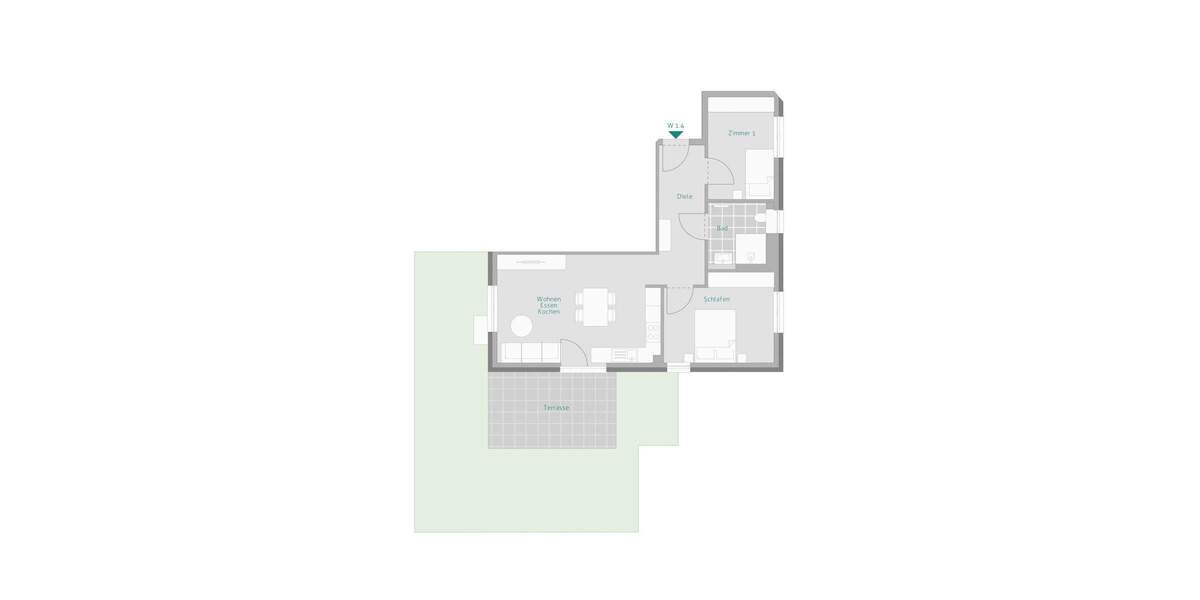 Etagenwohnung Renningen - 3 Zimmer, 73 m&sup2;, 536.000&euro; | Angebot:25738273