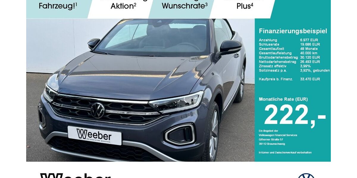 VW T-Roc 1.050 km 33.270 &euro; Leonberg 71229