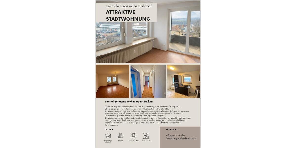 Leerstehende Eigentumswohnung in gefragter Lage 2 zimmer