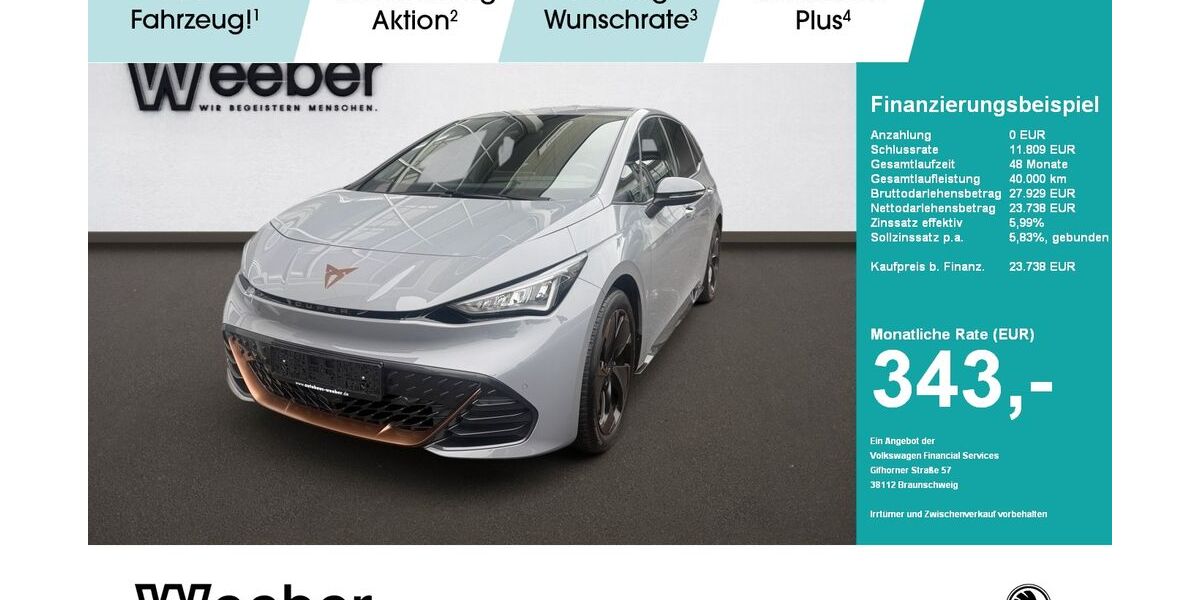 Cupra Born 26.986 km 23.290 &euro; Weil der Stadt 71263