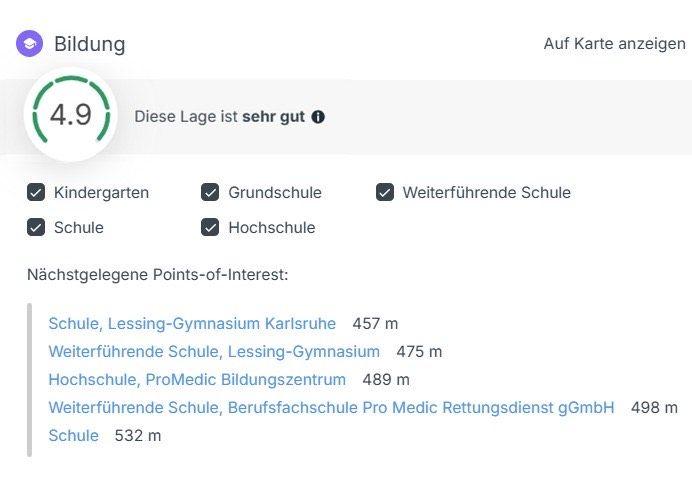 Etagenwohnung Karlsruhe Beiertheim-Bulach - 2 Zimmer, 67 m&sup2;, 264.900&euro; | Angebot:26660045