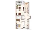 Etagenwohnung Karlsruhe / Rüppurr Rüppurr - 3 Zimmer, 79 m&sup2;, 299.000&euro; | Angebot:26594983