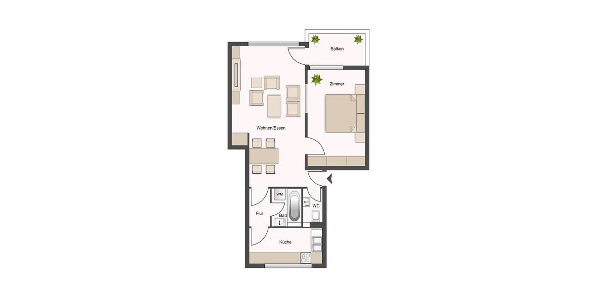 Schöne, helle 2 Zi.-Whg. mit Balkon und Garage in Ditzingen-Heimerdingen zu verkaufen - Etagenwohnung Heimerdingen Heimerdingen | Angebot:26785290