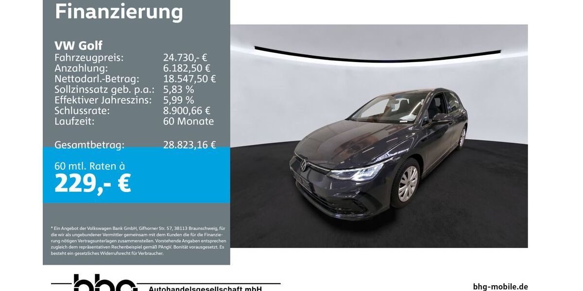VW Golf 34.677 km 24.330 &euro; Ettlingen 76275