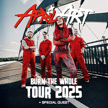 April Art - Burn The Whole Tour 2025 + Support: League Of Distortion 02.10.2025 Im Wizemann Stuttgart