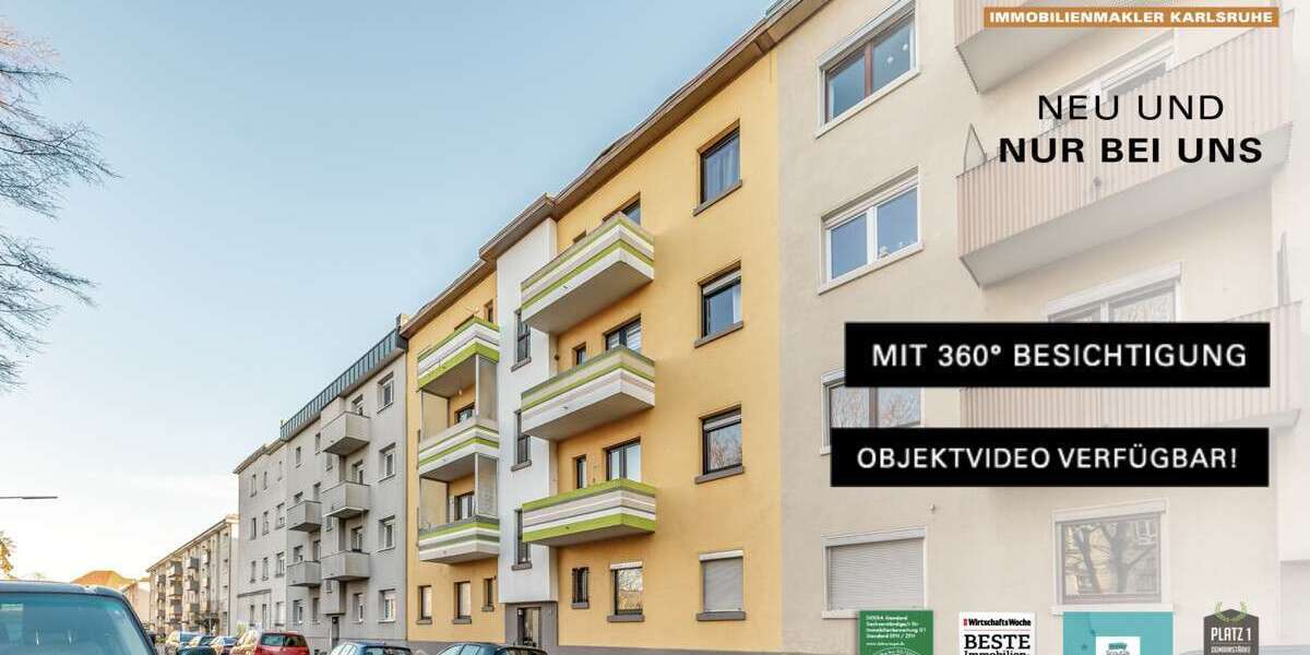 Wohnung zum Kaufen in Karlsruhe Mühlburg 289.000 € 79 m² 3 zimmer