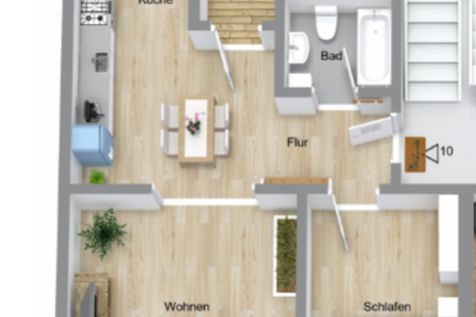 Wohnung zum Mieten in Leipzig 424,31 € 54.1 m²
