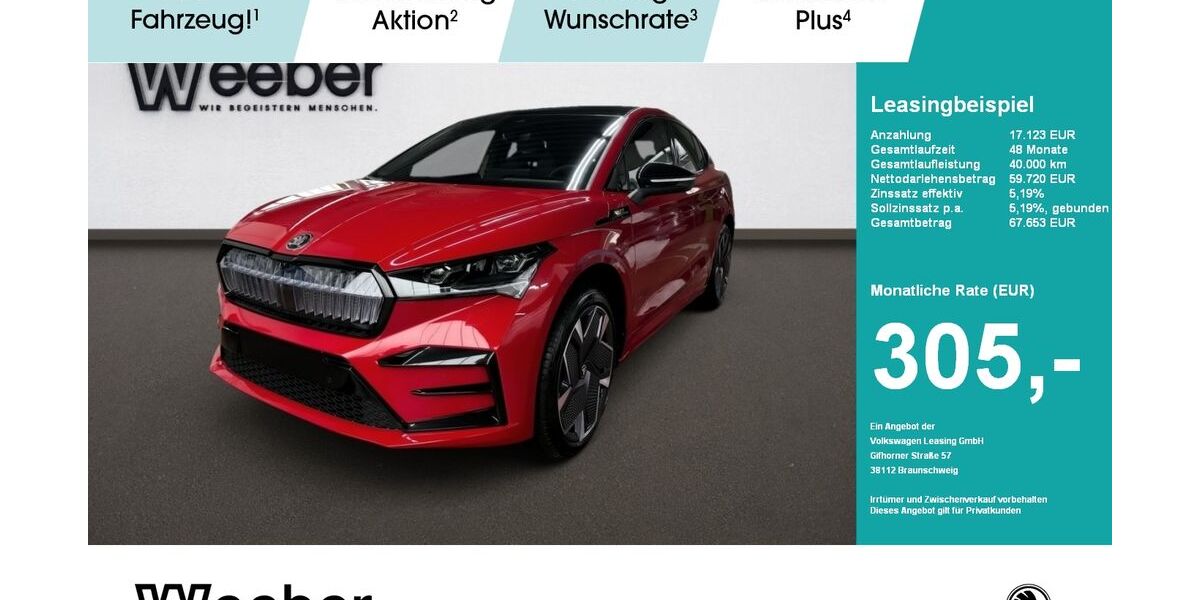 Skoda Enyaq 1.990 km 52.777 &euro; Weil der Stadt 71263