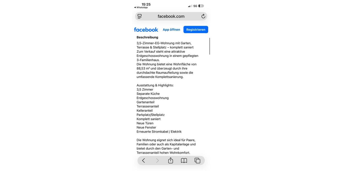 Wohnung zu verkaufen 3.5 zimmer