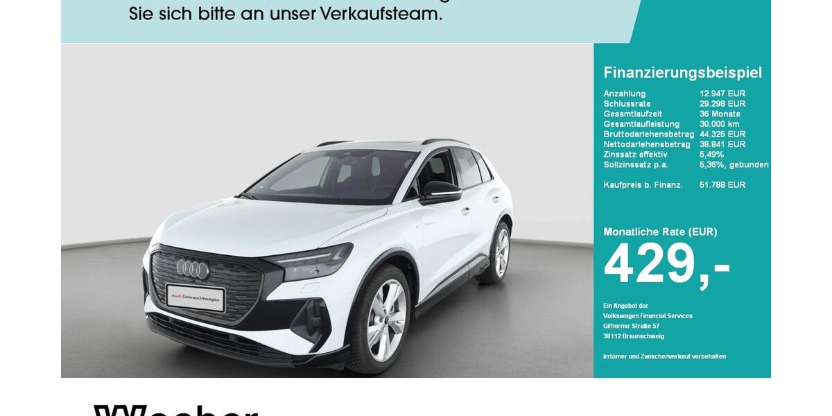 Audi Q4 e-tron 13.900 km 49.890 &euro; Leonberg 71229