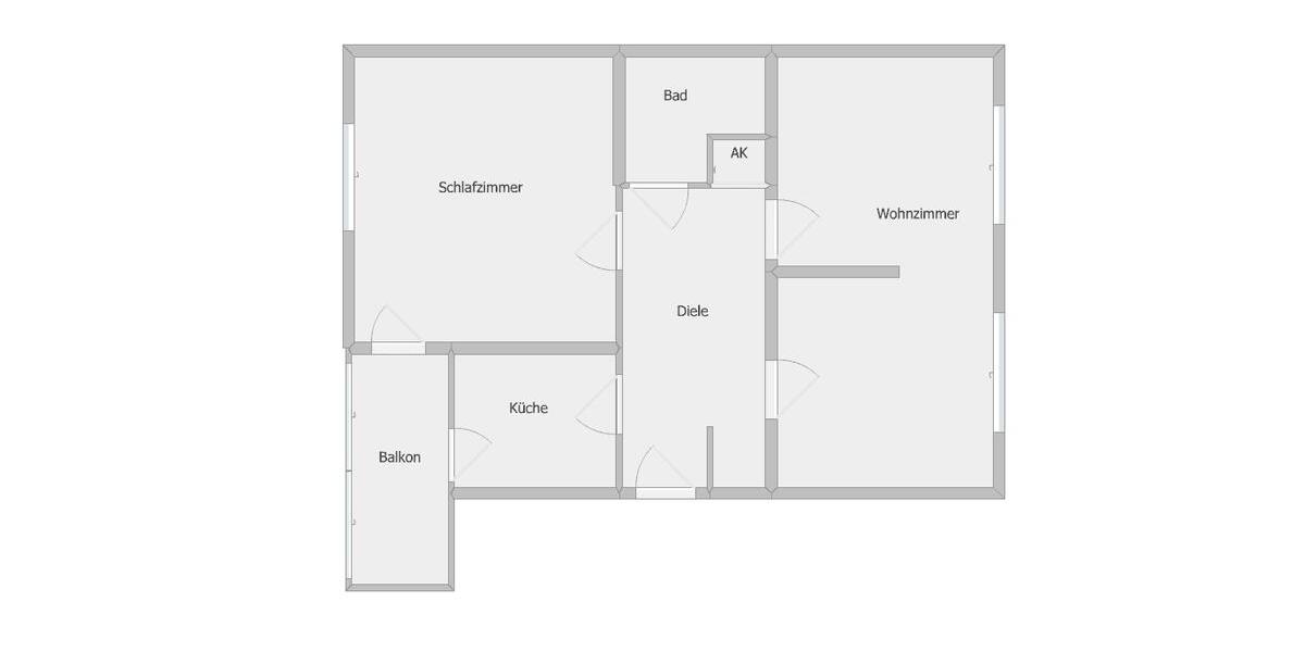 Etagenwohnung Karlsruhe Südstadt - 3 Zimmer, 81 m&sup2;, 780&euro; | Angebot:26464134