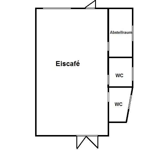 Eiscafé mit großer Terrasse in guter Lage - Gewerbeobjekt Karlsruhe Durlach | Angebot:24472346