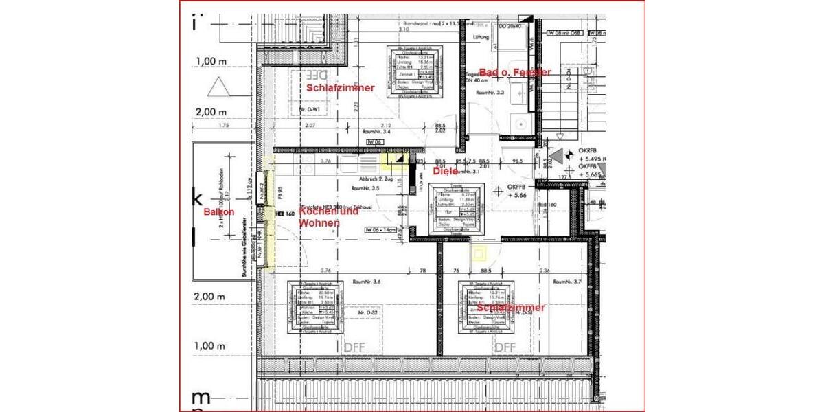 Dachgeschoßwohnung Karlsruhe Rüppurr - 3 Zimmer, 62 m&sup2;, 854&euro; | Angebot:25648728