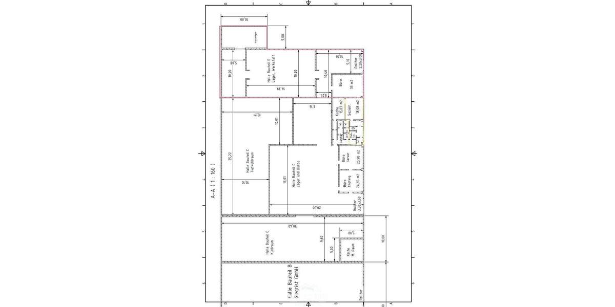 Vielseitig nutzbare Halle mit Halleneinbau und Freifläche in Karlsruhe zimmer