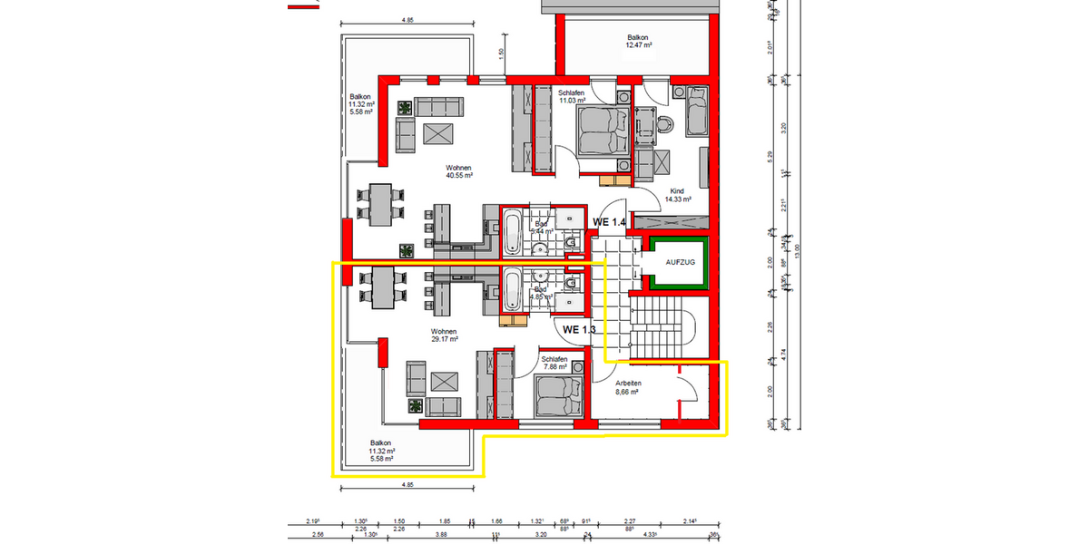 helle 2,5 Zimmer Wohnung: Eigennutz oder ideal als Kapitalanlage - Etagenwohnung Karlsruhe Mühlburg | Angebot:22707917