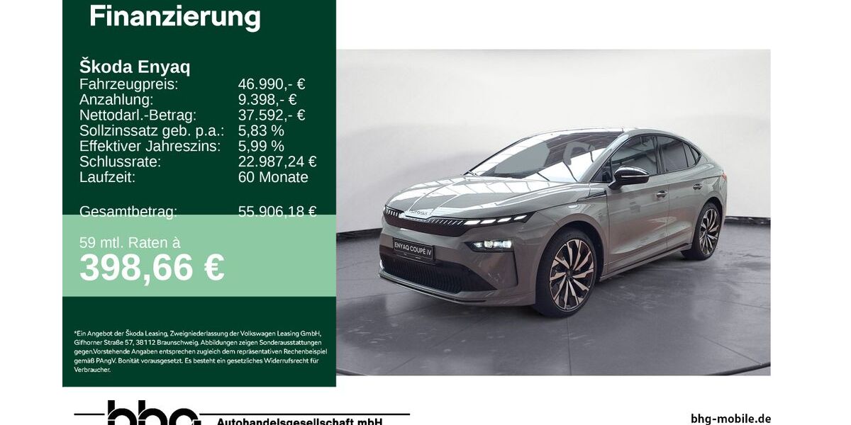 Skoda Enyaq 8.999 km 45.990 &euro; Ettlingen 76275