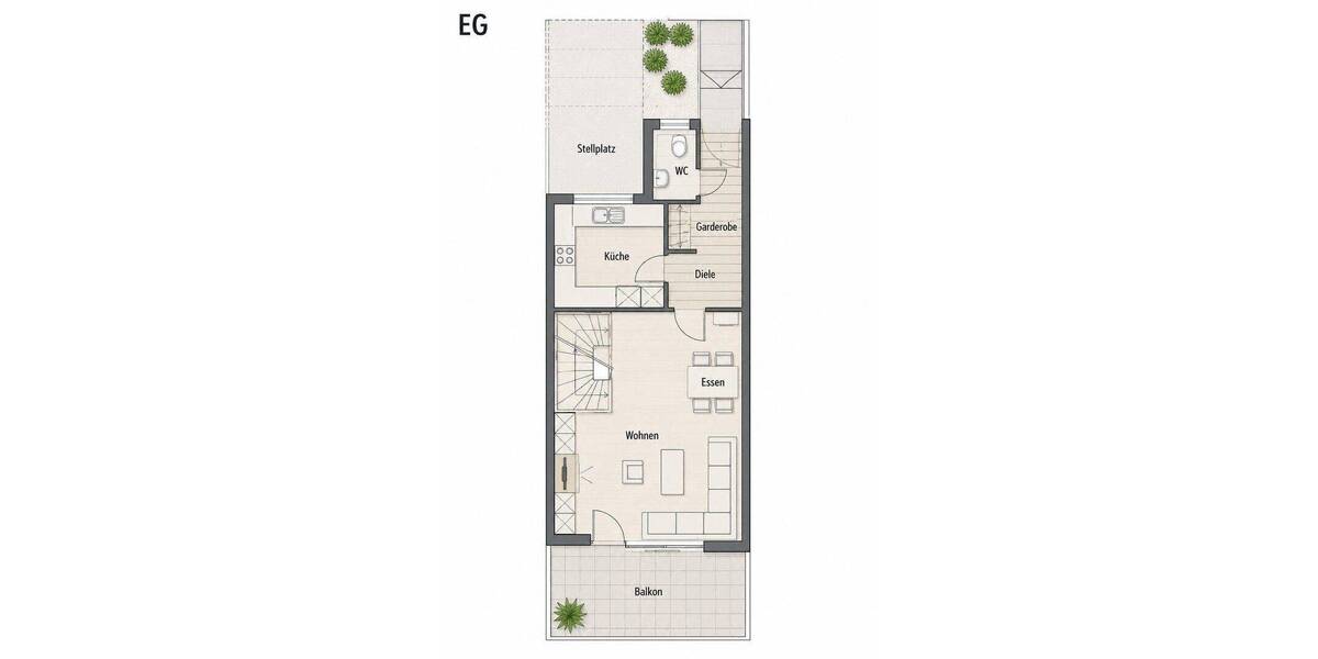 Reihenmittelhaus Grafenau Dätzingen - 5 Zimmer, 125 m&sup2;, 625.000&euro; | Angebot:26805156